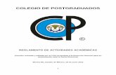 COLEGIO DE POSTGRADUADOS - colpos.mx · Los Programas de Posgrado son el conjunto estructurado de actividades de educación, investigación y vinculación que realiza el personal