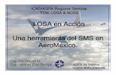 LOSA en Acción Una herramienta del SMS en …€¦ · Fuente: James Reason. ... garantizar una Aviación Casi-Segura. ... • DELTA 2004/2005 • TACA. PROCESO DE ASEGURAMIENTO DE