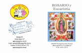 ROSARIO y Eucaristía - monaguillos.com.mxmonaguillos.com.mx/documentosdeformacion/folleto... · La Guadalupana, la Guadalupana, La Guadalupana bajó al Tepeyac. (2) Junto al monte