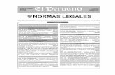 Separata de Normas Legales - sunat.gob.pe · NORMAS LEGALES El Peruano ... referente a metrados de instalaciones de ELECTRONORTE e HIDRANDINA ... Operador de Equipos a Chile, en comisión