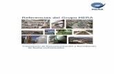 Referencias del Grupo HERA - heracleantech.com · Recuperación “in situ” de suelos contaminados por metales pesados mediante técnicas electrocinéticas”. En colaboración