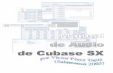 Manual de Audio de Cubase SX - musikawa.es · Estas muestras aparecen en forma de rectángulo que, por de- ... Excepto el primer grupo, la mayoría de los grupos de botones los iremos