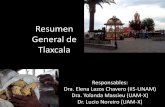 Resumen General de Tlaxcala - Inicio · cacahuazintle de hoja crema; 6) cacahuazintle de ... •Valorada la diversidad de los maíces nativos para adaptarlos a las condiciones agroclimáticas