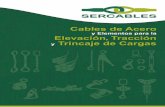 CABLES DE ACERO ESTÁNDAR - sercables.com · GRILLETES GRAN TONELAJE ... * Hasta capacidad de carga de 300 Toneladas ... Marcado CE, certificados y manual de instrucciones