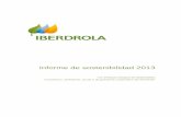 “Un enfoque integral de desempeño - iberdrola.com · Informe de sostenibilidad 2013 “Un enfoque integral de desempeño ... En el aspecto ambiental, a lo largo de todo el ciclo