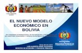 EL NUEVO MODELO ECON ÓMICO EN BOLIVIA · • En Rusia, 35 comunidades carecieron de servicio de energía eléctrica durante una semana a finales de 2011, debido a la tormenta “gélida”