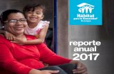 reporte anual 2017 - Hábitat para la Humanidad Nicaragua · 2017-12-18 · » 133 personas capacitadas en Tenencia segura de la propiedad. ... al frente de su propiedad había una