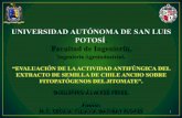 El jitomate - ingenieria.uaslp.mx · postcosecha Gran demanda de agroquímicos. Antimicrobianos botánicos. 5. 6. Estudios realizados por Cerón,C.T.y cols.,(2014) …