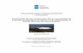 Evaluación de las respuestas de la comunidad de ... · Curso 2012/2013 Evaluación de las respuestas de la comunidad de macroinvertebrados acuáticos a la salinización a través