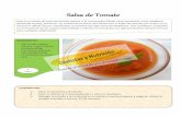 Salsa de Tomate - dietistasynutricion.comdietistasynutricion.com/.../uploads/2016/06/logo-Salsa-de-Tomate-.pdf · Esta es la receta de salsa de tomate básica, a la cual puedes añadir