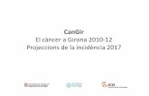 CanGir - icsgirona.cat · CanGir. Estadística poblacional del Càncer a les comarques de Girona . Periodicitat: Cinquena edició. . Format electrònic: pdf. Adreces web: icoi observatori