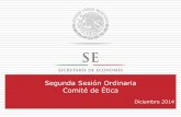 Segunda Sesión Ordinaria Comité de Ética - gob.mx · relación de columnas. El crucigrama se proyectará en enero 2015. Acciones realizadas . ... unidades administrativas que tuvieron