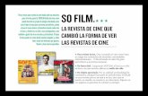 Media Kit SOFILM - miraalpendulo.files.wordpress.com · 63% Gasta entre 50€ y más de 200 € en moda ... abonos para ver cine online con FILMIN e incluso degustando los exquisitos