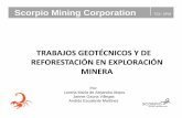 Scorpio Mining Corporation - geomin.com.mx OZUN.pdf · incluyendo baja y alta sulfuración de plata, zinc, cobre, plomo y oro; stockworth de oro y plata; pórfido de cobre. • Depositos