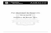 Plan Municipal de Desarrollo 2016-2018 Amealco de …amealco.gob.mx/transparencia/httpdocs/PDF/gaceta municipal/2016... · cumplimiento a las obligaciones y a las necesidades más
