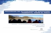 PROGRAMA DE ACTIVIDADES DE EDUCACIÓN … · actividades (grupos habladores, con poco interés y participación, ... Los contenidos y las metodologías aplicadas para el desarrollo