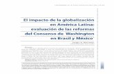 El impacto de la globalización en América Latina ... · el impacto de la globalizaciÓn en amÉrica latina: evaluaciÓn de las reformas del consenso de washington en brasil y mÉxico