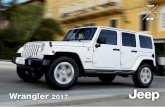 Wrangler 2017 - Jeep® México. · Consulta términos, condiciones y detalles de la Garantía Uniforme, Garantía 7 años en tren motriz y del Plan de Protección Vehicular Mopar