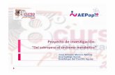 Proyecto de investigación - Cursos AEPapcursosaepap.exlibrisediciones.com/files/49-35-fichero/Castillo_G... · Técnicas de muestreo no probabilístico : Muestreo consecutivo Muestreo