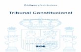 Tribunal Constitucional · SUMARIO § 1. Constitución Española ..... 1 § 2. Ley Orgánica 2/1979, de 3 de octubre, del Tribunal Constitucional ...