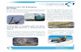 Inspección de Equipos de Izaje. - cac-ingenieria.comcac-ingenieria.com/wp-content/uploads/2017/03/Brochure-CAC... · operaciones de izaje en los proyectos de montaje en los que se