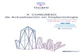 X CONGRESO de Actualización en Implantología · Respuesta de los tejidos blandos en implantes inmediatos Dr. Juan Blanco Carrión Licenciado en Medicina y Cirugía por la Universidad