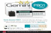 Gemini - Napco Security Technologiesnapcosecurity.com/media/pdfs/a446asp_p801spec.pdf · • Informe de duplicado y de respaldo ... y función de pánico • GEM-SMK Detector de humo