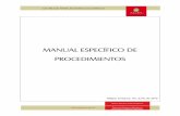 MANUAL ESPECÍFICO DE PROCEDIMIENTOS - …xalapa.gob.mx/wp-content/uploads/2011/02/especifico_CARE.pdf · incorporación de nuevas técnicas, así como métodos y procesos que garanticen