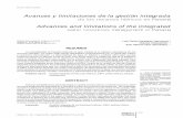Avances y limitaciones de la gestión integrada de los ...alianzaporelagua.org/documentos/02 _54-161.pdf · de la población, cambios en los patrones de consumo, la contaminación