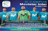 XI CAMPUS Movistar Inter - intermovistar.comintermovistar.com/wp-content/uploads/2018/04/Ficha-Tecnica-SIN... · El jugador es el eje principal del entrenamiento. Se realizarán actividades