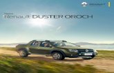 Nueva Renault DUSTER OROCH - loscoches.com · sobre la forma de conducir para optimizarla y reducir el ... • Vidrios delanteros eléctricos • Volante con regulador de altura ...