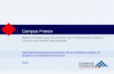 Campus France Francia 2016.pdf · • 125 millones de estudiantes de francés en el mundo ... ¡Los eventos culturales tienen descuentos para los estudiantes ! Crearse oportunidades