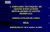 I JORNADES TECNIQUES DE GESTIO …aca-web.gencat.cat/aca/documents/ca/jornadatecnica001/21... · Instrucciones Técnicas Complementarias. Real Decreto 379/2001, de 6 de abril (B.O.E.