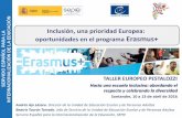 Inclusión, una prioridad Europea: oportunidades en el ..._Andres_Ajo.pdf · Andrés Ajo Lázaro. ... Discapacidad Hasta el 100 % de los costes elegibles Gastos excepcionales - Costes
