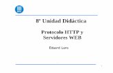 8º Unidad Didáctica - elara.site.ac.upc.edu - UD8 - Protocolo... · (ASP) i ASP.NET. También puede incluir otras tecnologías como PHP o Perl. Versiones IIS 1.0, Windows NT 3.51