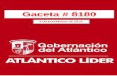 Gaceta # 8180 - atlantico.gov.co · REPÚBLICA DE COLOMBIA ... alcalde por parte de la Jurisdicción Contencioso-administrativa, ... 3 Los nombramientos en interinidad que efectúe