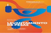 MANUAL TÉCNICO LEVANTAMIENTO DE PESASbarranquilla2018.com/wp/wp-content/uploads/2018/01/... · de Levantamiento de Pesas tendrá un máximo de ciento diez y seis (116) atletas, cincuenta