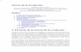 Teoría de la Evolución - dadun.unav.edudadun.unav.edu/bitstream/10171/7371/1/Teoría de la Evolución.pdf · La propuesta de Lamarck, aunque cosechó muchas adhesiones y parecía