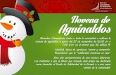 Novena de aguinaldos 2017 - escuelaing.edu.co€¦ · Bienestar Universitario invita a toda la comunidad a celebrar la novena de aguinaldos a partir del 27 de noviembre de 12:00 m.