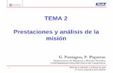TEMA 2 Prestaciones y análisis de la misión · Prestaciones y análisis de la misión TEMA 2. ... Luego en un gas ideal, la energía interna es función de la temperatura. Suponemos
