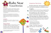 Estimulación temprana - Guarderias BabyStar - Mexico … · persona autorizada para recoger a su hijo(a) 1 copia de credencial de elector o pasaporte. ... 1 Paq Hojas de foamie tam.
