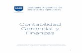 CONTABILIDAD GERENCIAL Y FINANZAS - … Gerencial y Finanzas.pdf · La contabilidad gerencial y la contabilidad patrimonial. ... Los sistemas de información que las empresas utilizan