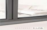 Visítanos en nuestra web €¦ · K•LINE, número uno en Europa en ventanas de aluminio. Desde su creación, K•LINE concentra sus esfuerzos en el diseño de unas ...
