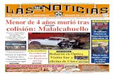 AÑO CVIl - Nº 9.974 - ANGOL (CHILE) - MIERCOLES … · colisión: Malalcahuello Foto: ... todo el mundo piensa que África ... emprendieron rumbo el viernes 18 de mayo, donde llegaron