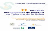 II Jornadas Autonómicas de Bioética en Talavera de la …pid.ics.jccm.es/Lists/Gaceta Electronica de ID/Attachments/144/II... · II Jornadas Autonómicas de Bioética en Talavera