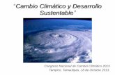“Cambio Climático y Desarrollo Sustentable” - PINCC€¦ · Compromiso con la economía y el desarrollo ... incluidas en el Inventario, se realizará cada cuatro años. ... carbonato