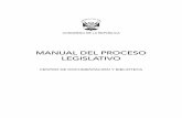 MANUAL DEL PROCESO LEGISLATIVO - Portal … · Flujograma 2: Del estudio de las iniciativas legislativas en comisión(es) a la 63 presentación del dictamen Flujograma 3: De la presentación