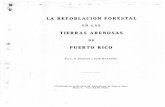 LA REPOBLACION FORESTAL TIERRAS … · LA REPOBLACION FORESTAL EN LAS TIERRAS ARENOSAS DE PUERTO RICO POl' C. B. BRISCOE y JOSE MARRERO l11stituto de …
