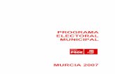 PROGRAMA ELECTORAL MUNICIPAL - Diario de …servicios.laverdad.es/especiales/elecciones2007/programas/mur_psoe... · Una nueva ciudad sin barreras, accesible para todos p. 29 ...
