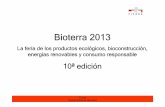 Bioterra 2013 Memoria - bioterra.ficoba.orgbioterra.ficoba.org/micro_Bioterra/down/Bioterra2013-Memoria.pdf · (Asociación de profesionales de Bioconstrucción) y demostraciones